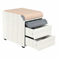 Фотография Тумба подкатная Rite, 2 ящика + подушка + лоток Фотография товара Тумба подкатная Rite, 2 ящика + подушка + лоток от компании ChiedoCover.