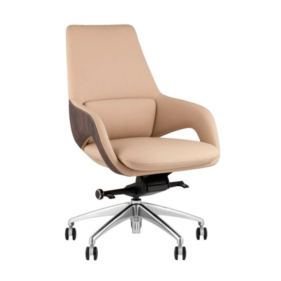 Кресло офисное TopChairs Reign, бежевый - фото 1