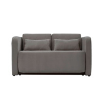 Фотография товара Диван Марлон 131x95x80 см, светло-серый, велюр от компании ChiedoCover.