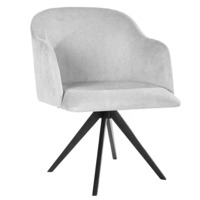 Фотография Стул поворотный Maxim, серый от производителя ChiedoCover, картинка продукции, реальное фото товара Настоящее фото товара Стул поворотный Maxim, серый, произведённого компанией ChiedoCover