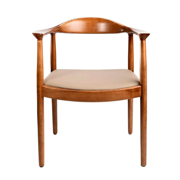 Стул Селфи деревянный с подлокотниками - фото 2