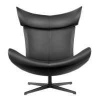 Кресло Toro Loft, черный, натуральная кожа