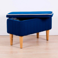 Фотография товара Банкетка Ноотропик, с ящиком, синий от компании ChiedoCover.