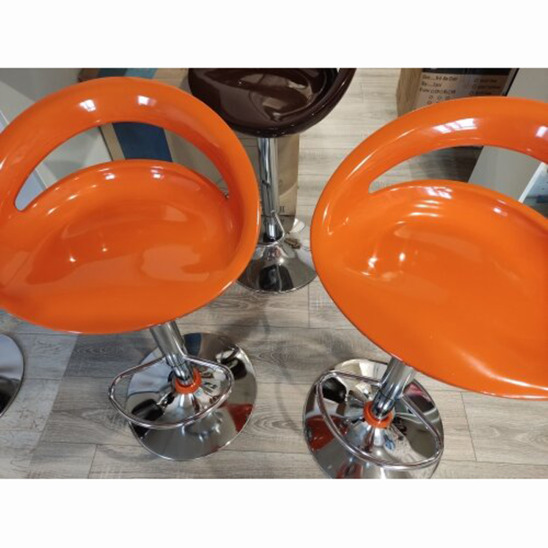 Барный стул Disco, оранжевый глянец - фото 3