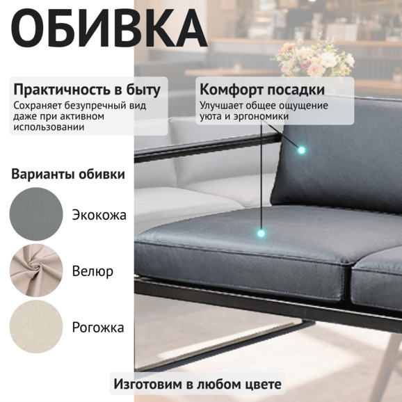 Диван лофт Нью 7, 1800*720 - фото 3