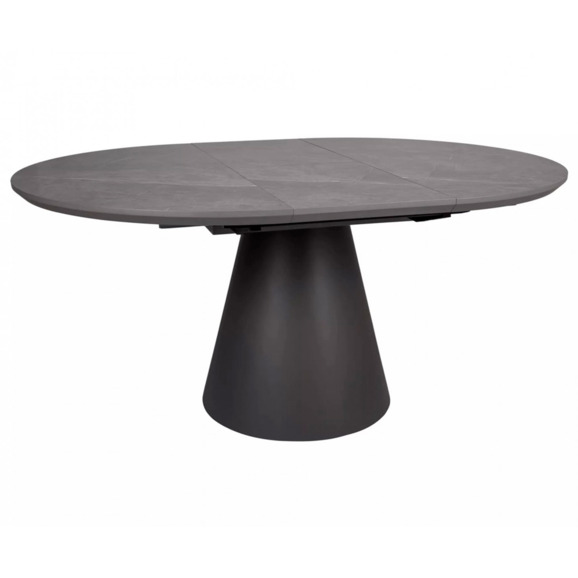 Стол обеденный Rise, эффект серого мрамора, черный - фото 2