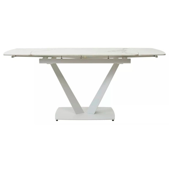 Стол ALATRI 120 GLOSS STATUARIO WHITE  - фото 2