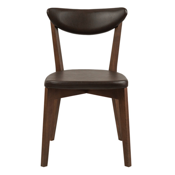 Стул Ruby, экокожа коричневая  Cometa dark Brown, старинный орех - фото 7