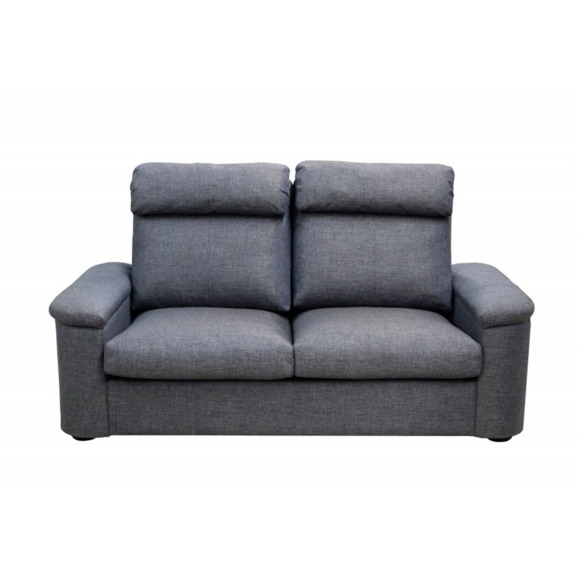 Диван Наполи двухместный раскладной, рогожка джаспер, серый - фото 2