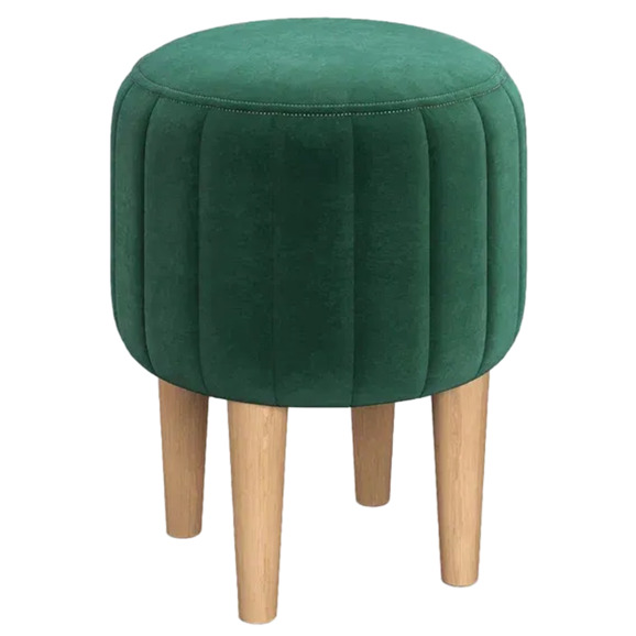 Пуф Ноотропик, круглый, зеленый - фото 1