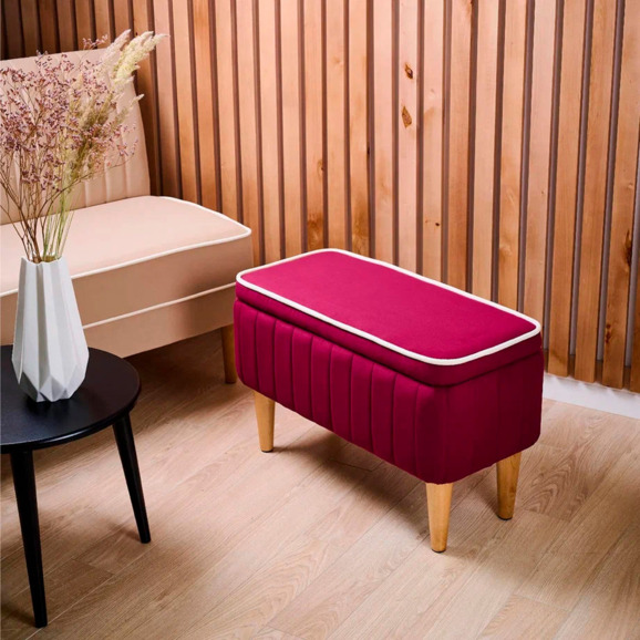 Банкетка Nootropic, с ящиком, винный Банкетка Nootropic, с ящиком, винный - фото 3