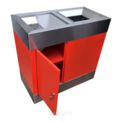 Фотография товара Урна с пепельницей Ашан, красная от компании ChiedoCover.