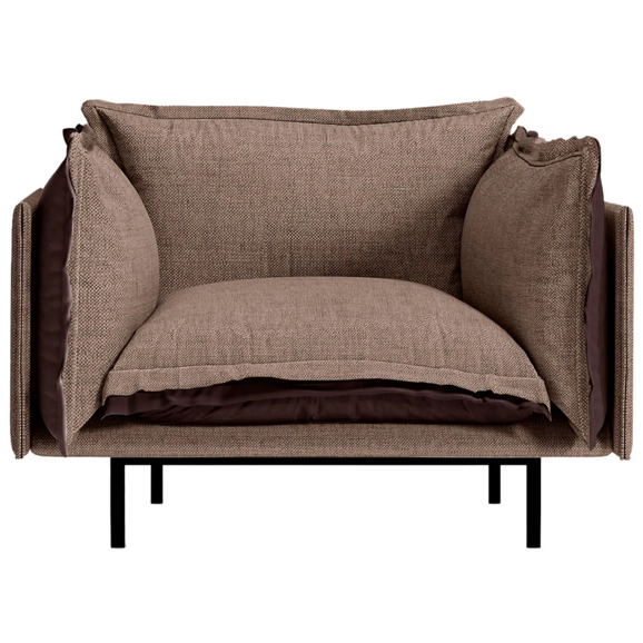 Кресло Barcelona, коричневый - фото 2