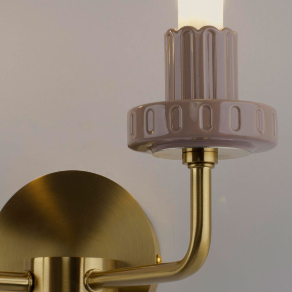 Бра светодиодное Луч 2 Ательери, бежевый - фото 7