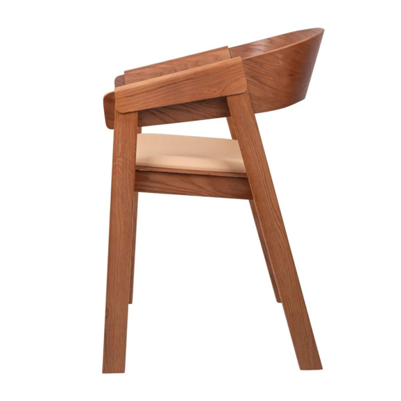 Стул деревянный с подлокотниками Модус, дуб коньяк - фото 3