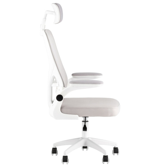 Кресло офисное TopChairs Core, серый, белый - фото 3