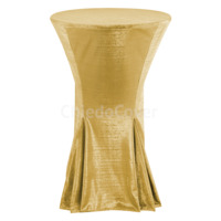 Настоящее фото товара Чехол 22 для коктейльного стола, золотой, произведённого компанией ChiedoCover
