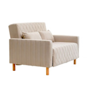 Фотография товара Диван-кровать Митчел Лео 122, светло-бежевый от компании ChiedoCover.