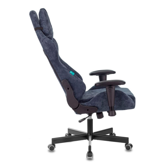 Кресло игровое Бюрократ Viking Knight LT15 Fabric синий - фото 3