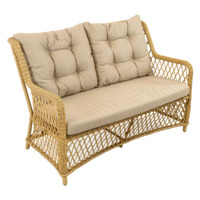 Настоящее фото товара Диван Тивио, индийское дерево, ротанг, произведённого компанией ChiedoCover