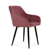 Фотография товара Кресло K-36, велюр, пыльно-розовый от компании ChiedoCover.