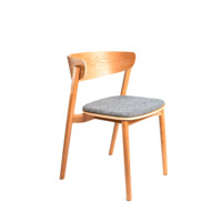 Настоящее фото товара Стул деревянный Блум, с мягким сиденьем, произведённого компанией ChiedoCover