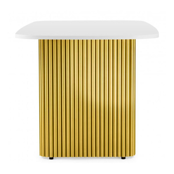 Бавария B 160 х 90 белая пленка шагрень / золото Бавария B 160 х 90 белая пленка шагрень / золото - фото 4