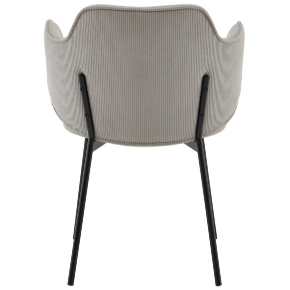 Стул Джиннет NEW, велюр, светло-серый - фото 4