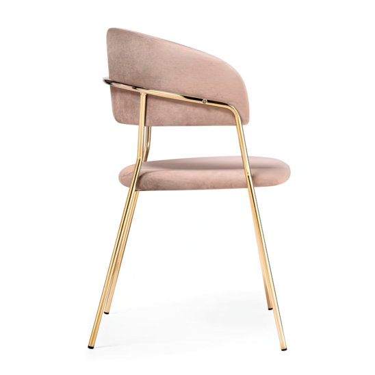 Стул Kamelia cappuccino / gold - фото 3