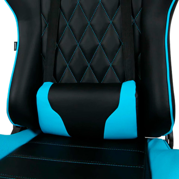 Кресло компьютерное Diorama, черный, голубой - фото 9