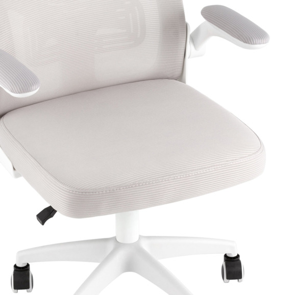 Кресло офисное TopChairs Core, серый, белый - фото 8