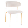 Стул кухонный Rotation, светло-бежевый, золотой Стул кухонный Rotation, светло-бежевый, золотой