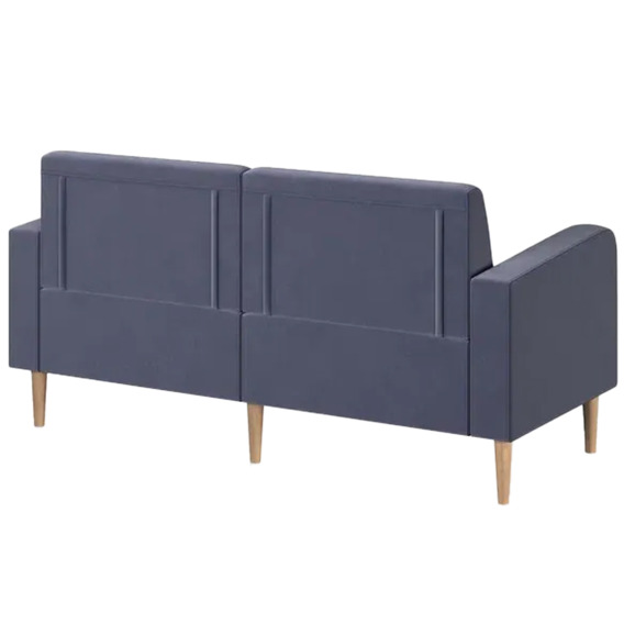 Диван Папилла, велюр, 162 см, серый - фото 3