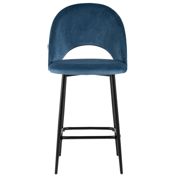 Стул полубарный Меган SN, велюр, пыльно-синий Стул полубарный Меган SN, велюр, пыльно-синий - фото 2