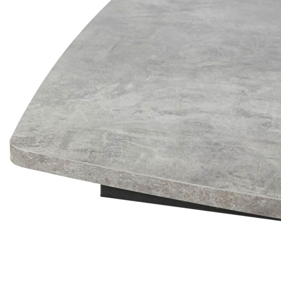 Обеденный стол Decorum раздвижной, серый, черный Обеденный стол Decorum раздвижной, серый, черный - фото 5