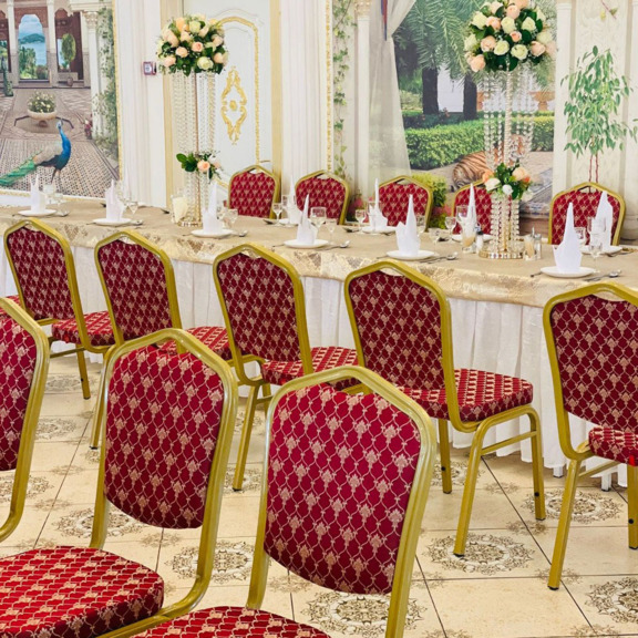 Фотография покупателя товара Хит 25, Жаккард Diamond Cherry, каркас золото от компании ChiedoCover.