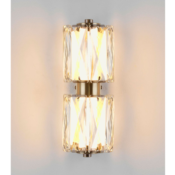 Светильник настенный светодиодный Пьер Призмик, латунь - фото 4