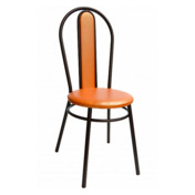 Фотография товара Стул Lorence, каркас черный, оранжевый от компании ChiedoCover.