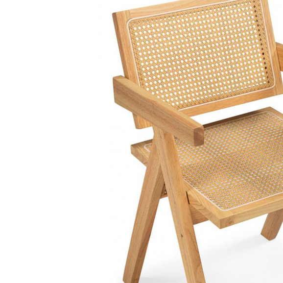 Деревянный стул Rattan wood - фото 6