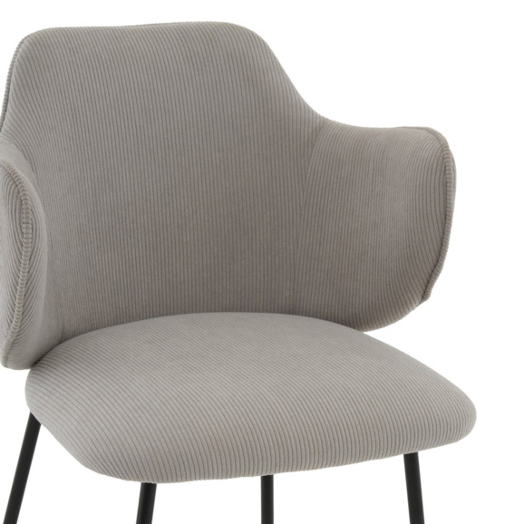 Стул Джиннет NEW, велюр, светло-серый - фото 7