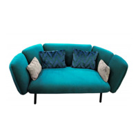 Настоящее фото товара Диван Гип двухместный, ментоловый, произведённого компанией ChiedoCover