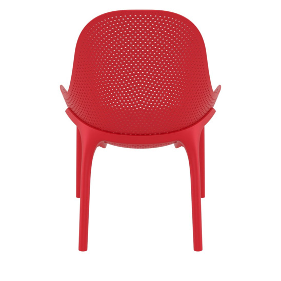 Лаунж-кресло пластиковое Грау, красный - фото 4