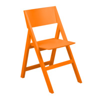 Настоящее фото товара Стул складной Торни, оранжевый, произведённого компанией ChiedoCover