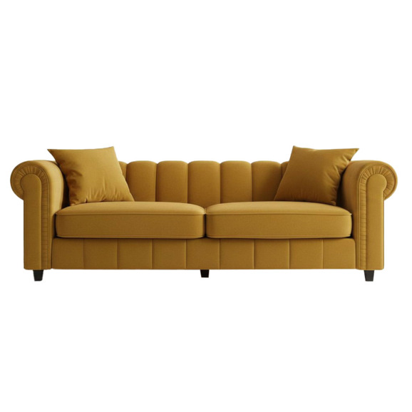 Диван Линет, горчичный Диван Линет, горчичный - фото 2