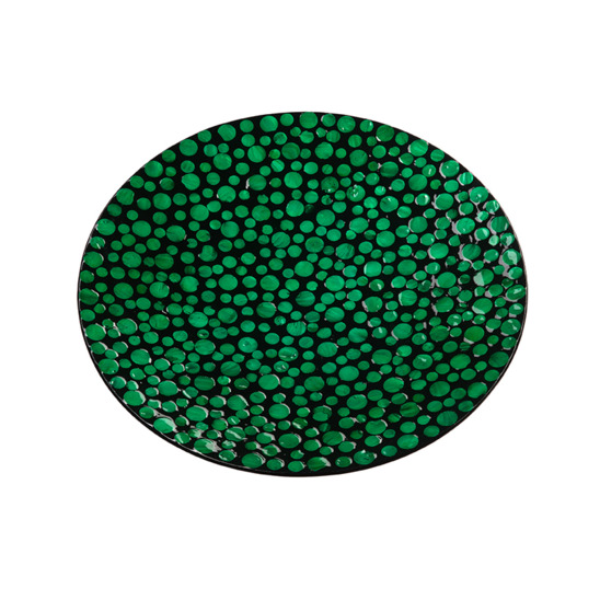 Поднос перламутровый, зеленый - фото 1