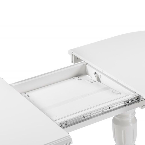 Деревянный стол Эритрин овальный белый - фото 5