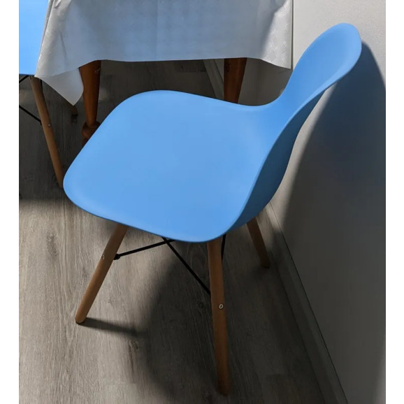 Стул Eames DSW голубой - фото 9