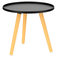 Настоящее фото товара Стол журнальный Alvi, черный, бежевый, произведённого компанией ChiedoCover