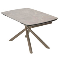Фотография товара Стол RIVOLI 140 MATT LATTE STONE SOLID CERAMIC / TAUPE от компании ChiedoCover.