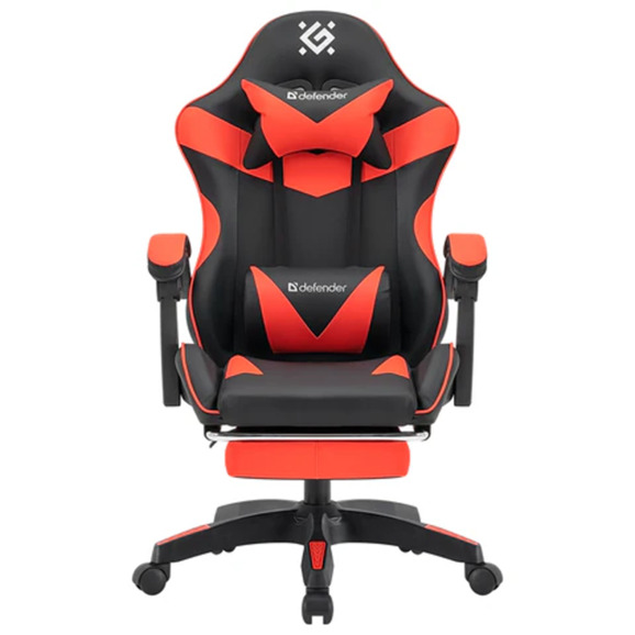 Кресло компьютерное Rumpus, черный, красный - фото 2